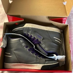 Puma hooper mid perf Steel Grey-Prism Violet-White size 10-1/2